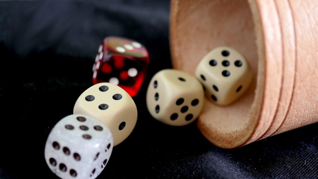 dice, gambling, game